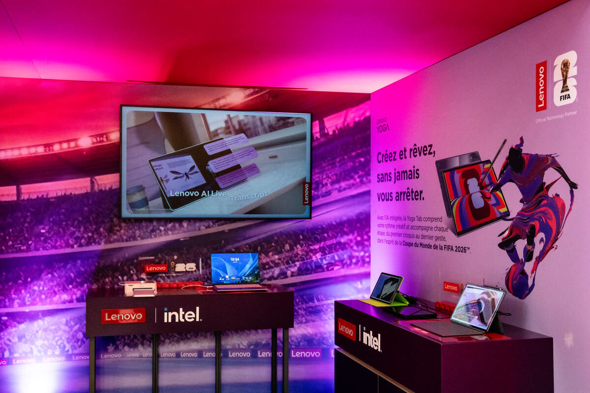 Visiteurs de la Lenovo Fan Zone