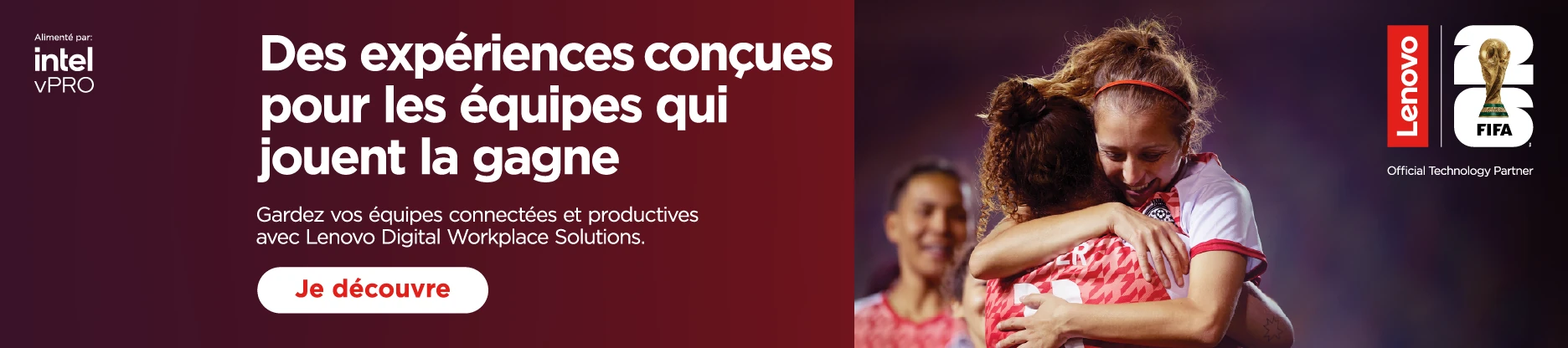 Lenovo Digital Workplace Solutions, des expériences conçues pour les équipes qui jouent la gagne